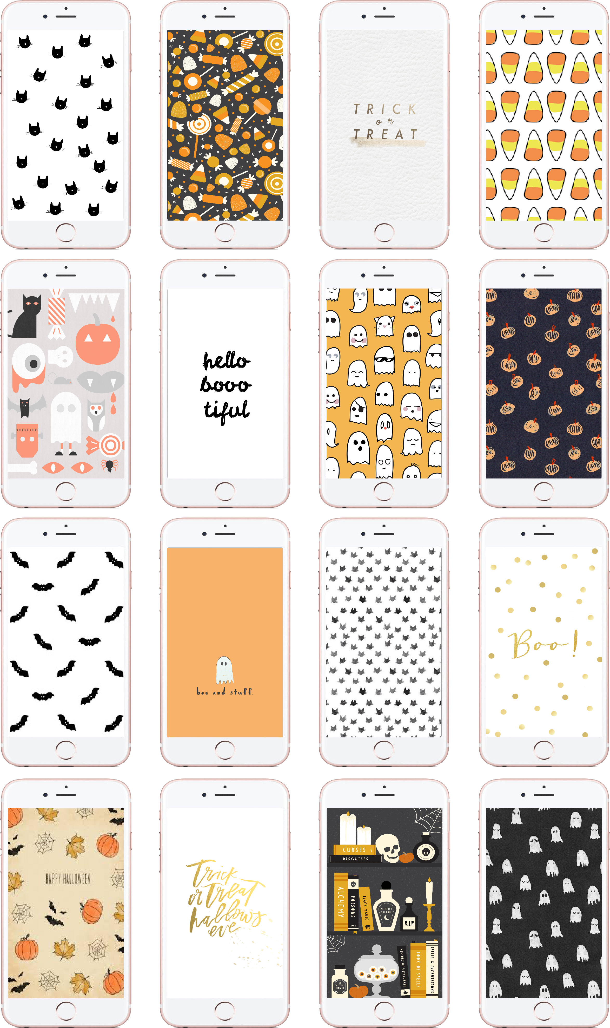 16 Festive iPhone Wallpaper Designs for Halloween | ShellyMade