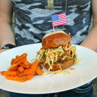 Spicy Cabbage Slaw (and Happy 4th of July!)
