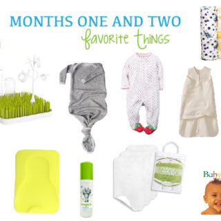 One and Two Month Favorite Things for Baby