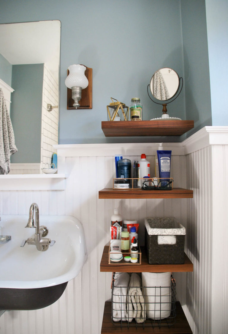 Bathroom Renovation // Before and After | ShellyMade